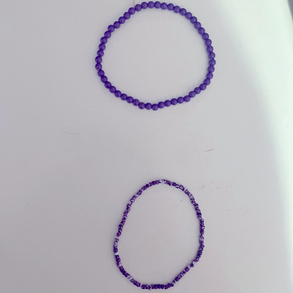 Purple bracelet set